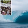 The Olympic-sized stink over a $5m tower being drilled into Teahupo’o reef