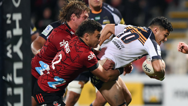 ‘We’re devastated’: Brumbies come within a whisker of Crusaders upset