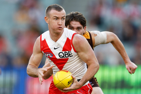 Swans start to dominate Hawks at the MCG; Suns torch Eagles at home