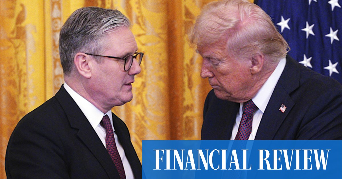 Photo Donald Trump tariffs: US president announces trade deal with UK