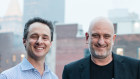 TDM Growth Partners’ Tom Cowan (left), with Rokt and Guzman y Gomez director Bruce Buchanan.