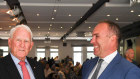 Soul Patts chairman Robert Millner and chief executive Todd Barlow at the company’s annual general meeting in Sydney on Friday.