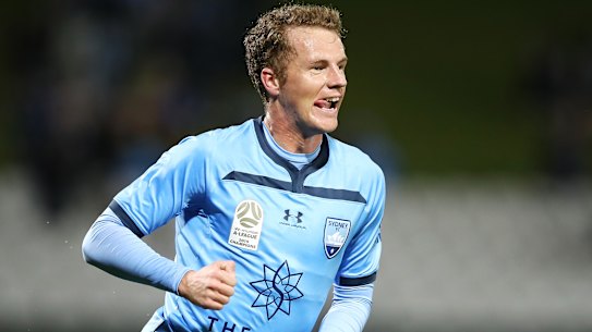 Back-to-back goals by Trent Buhagiar secured victory for Sydney FC on Friday night.