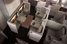 Sliding doors on a budget. China Eastern A350 business class.