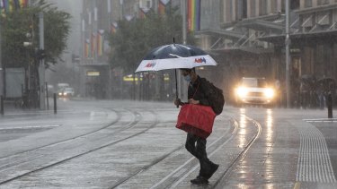 Wet weather has led to a number of train services being temporarily suspended on Tuesday afternoon.
