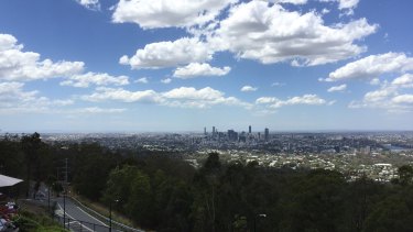 The view across to Brisbane from the top of Mount Coot-tha is a key selling point for visitors.