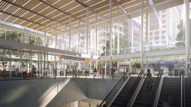 The new Roma Street station will be built where the existing Transit Centre stands.