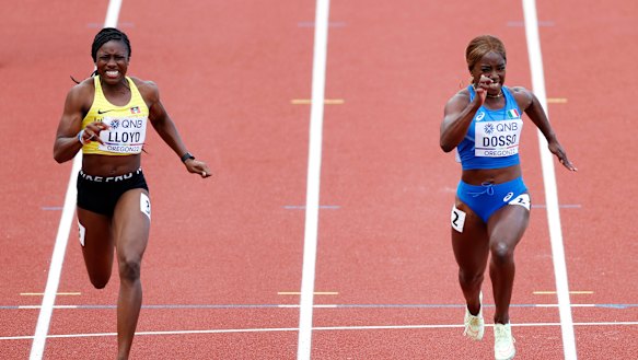 Joella Lloyd of Team Antigua and Barbuda. 