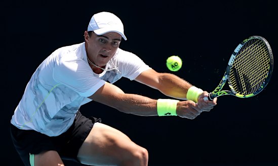 Adam Walton made his grand slam main draw debut at this year’s Australian Open.