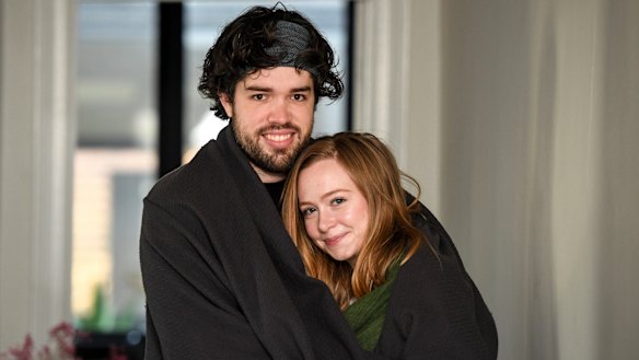 Sian Brownlow and Alex Bowden have been getting plenty of sleep during the COVID-19 lockdown. 