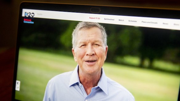 Republican John Kasich, former governor of Ohio.