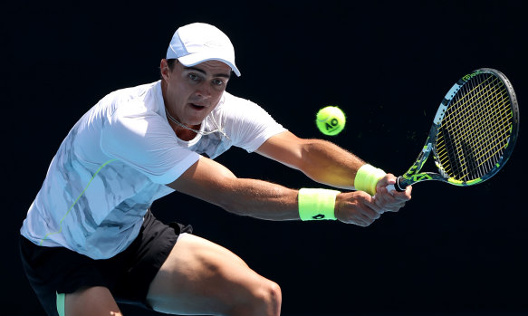 Adam Walton made his grand slam main draw debut at this year’s Australian Open.