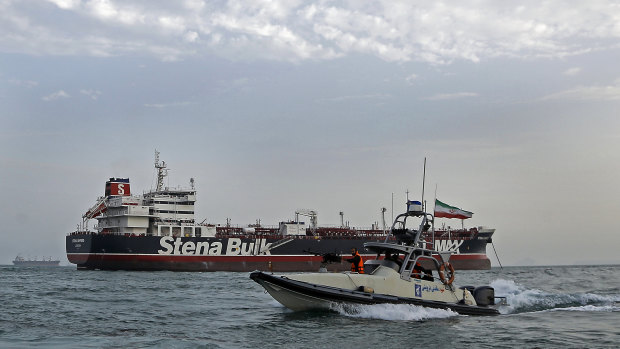 The Iranian Revolutionary Guard captured the Stena Impero, which is owned by a Swedish company but flies under a British flag, and took it and its 23 crew to an Iranian port last Friday.