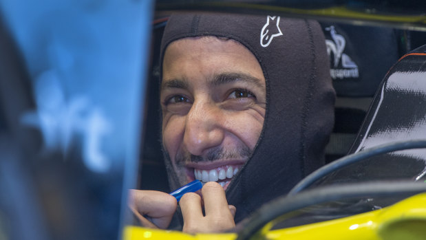 Daniel Ricciardo was thrilled to clinch fourth spot on the grid.