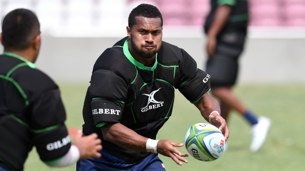 Red-y to rock: Sefa Naivalu is one of three new faces in Brad Thorn's Queensland side.