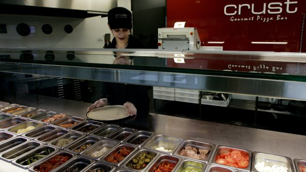 Crust pizza chain is owned by Retail Food Group, which has been accused of underpaying staff at various franchises.