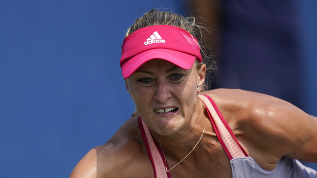 France's Kristina Mladenovic is one of 10 players who came in contact with compatriot Benoit Paire.