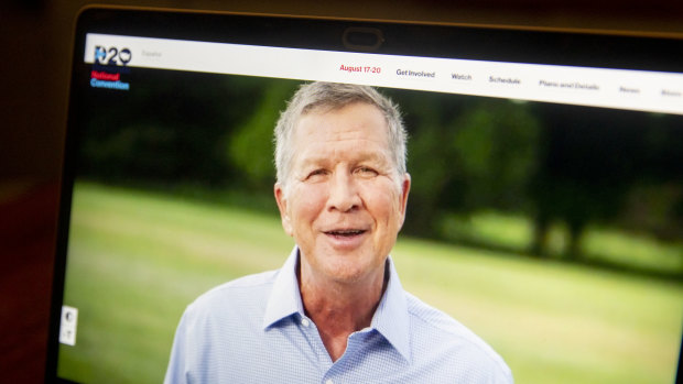 Republican John Kasich, former governor of Ohio.