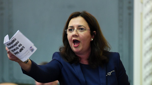 Premier Annastacia Palaszczuk insists her remarks were  "the argy-bargy of Parliament".