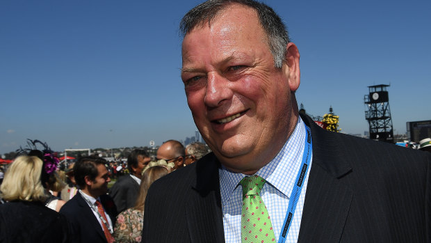 On the money: Michael Moroney has believed since the spring Chapada is the horse to beat in the Australian Derby.