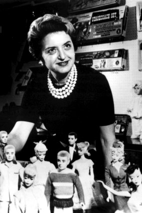 Ruth Handler, creator of the Barbie doll, who made her first controversial appearance in 1959.