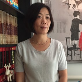 Charlotte Chou, pictured in 2015, soon after her release from more than six years in a detention centre in China.
