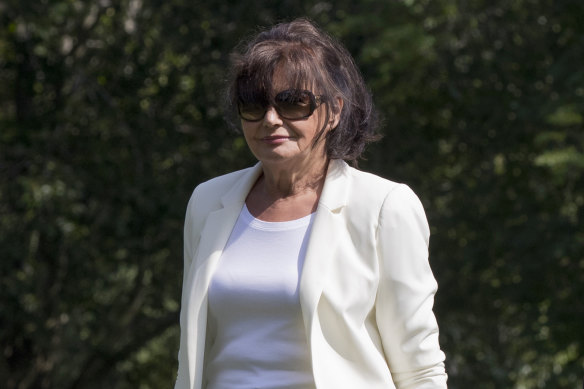 Amalija Knavs, mother of former first lady Melania Trump in 2017.