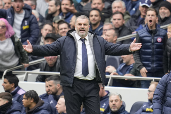 Tottenham manager Ange Postecoglou was left to rue the same mistakes that have dogged his side all season.