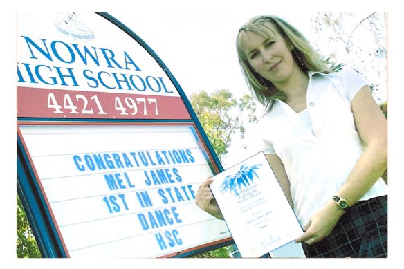 Melissa James was celebrated by her school for her achievement in dance.