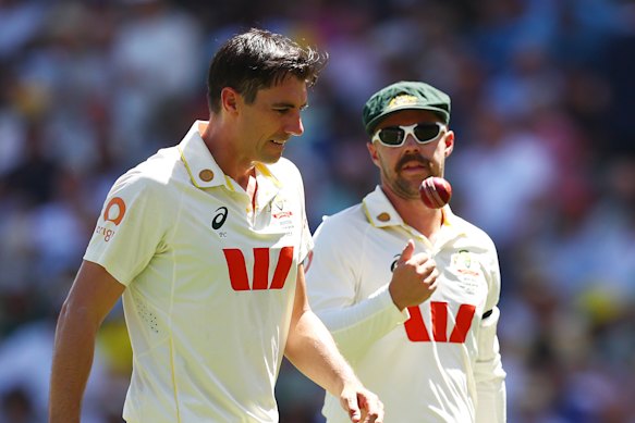 Pat Cummins and Travis Head.