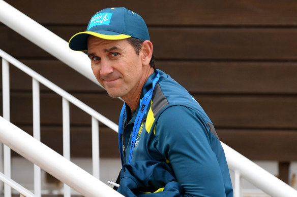 Justin Langer says players could potentially be living in hubs for months. 