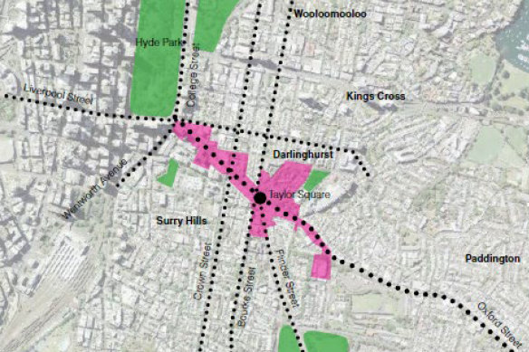 The City of Sydney is proposing to allow the Oxford Street area between Surry Hills and Paddington to have taller buildings. 
