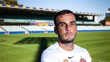 Calling time: Mark Bridge will play his last game for the Wanderers before entering an administration role with Mounties.