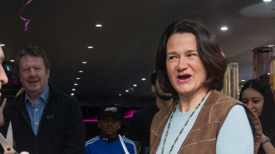 Labour MP Catherine West with the party leader Jeremy Corbyn in 2016.
