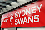 Sydney Swans branding at Moore Park.