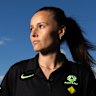 Hayley Raso returns to her first Matildas match on home soil since the Asian Cup defeat.