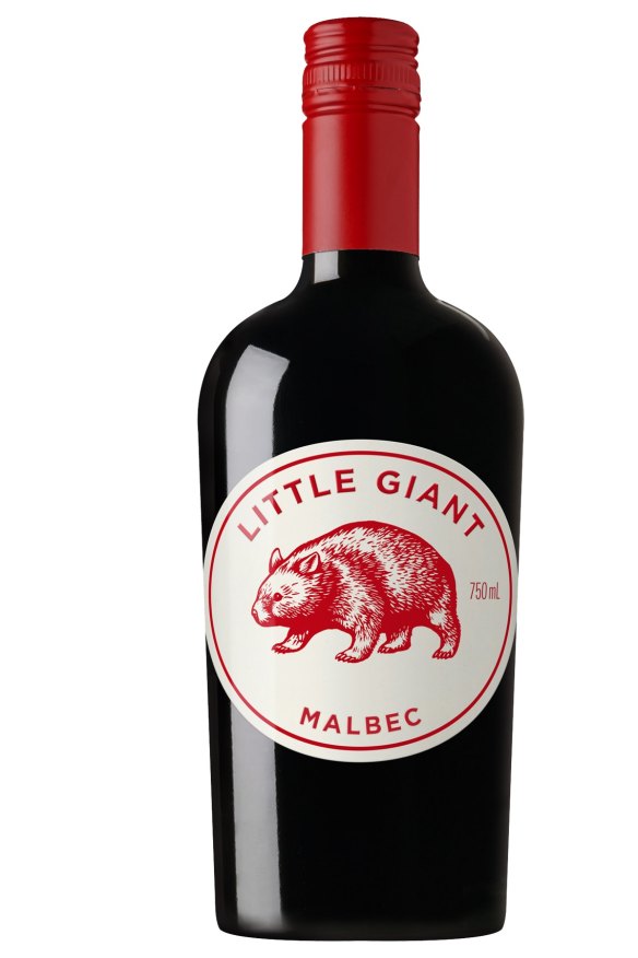 Little Giant 2021 Malbec, AKA “wombat wine”.