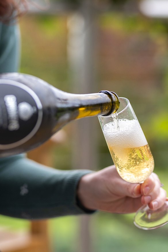 Freshly brewed cider.