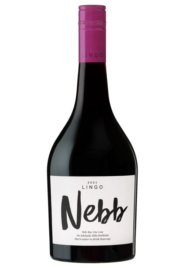 Lingo’s 2021 Adelaide Hills nebbiolo is perfect with pizza.