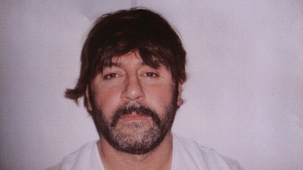 Mokbel wearing a wig at the time of his arrest in Greece.