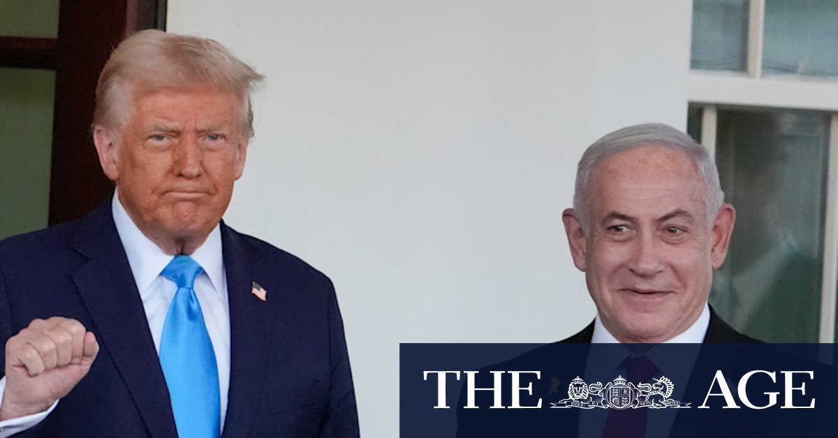 米国大統領の旗が引き継ぐ、ベンジャミン・ネタニヤフ会議での再開発
