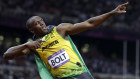 Usain Bolt is hoping to trademark the pose he used to celebrate his wins.