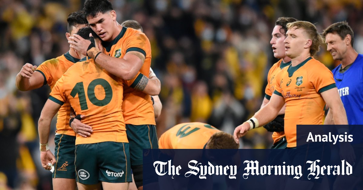 Wallabies V France 2021 Test Series Australia Create Their Own Luck At Suncorp Stadium