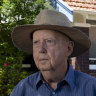 Vince Crow outside his Haberfield home. Like the rest of the suburb, it is within a heritage conservation zone.
