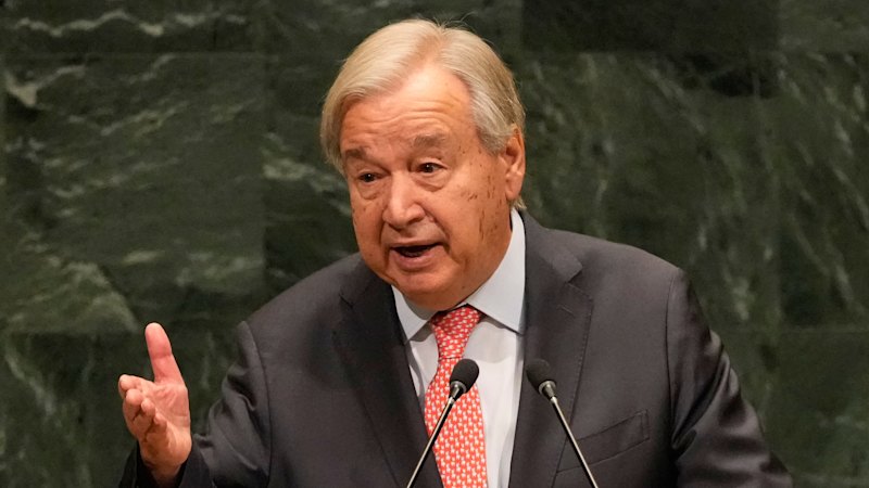 ‘Same sense of urgency’: UN chief compares AI risk to nuclear weapons