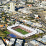 Football Queensland’s proposal for a “tier two” stadium at Perry Park.