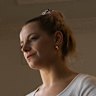 Holly Konopka in her rented Coogee apartment with mould and mushrooms growing on the ceiling.
