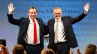 Premier Mark McGowan and Anthony Albanese at Labor’s campaign launch in Western Australia.