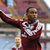 Aston Villa’s Nicolas Jackson celebrates after scoring his side’s opening goal.