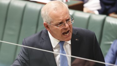 Prime Minister Scott Morrison is going after unions in his last salvo against Labor.